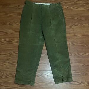 Lands' End Corduroy Pants Trousers Men's 36 Forest Pants